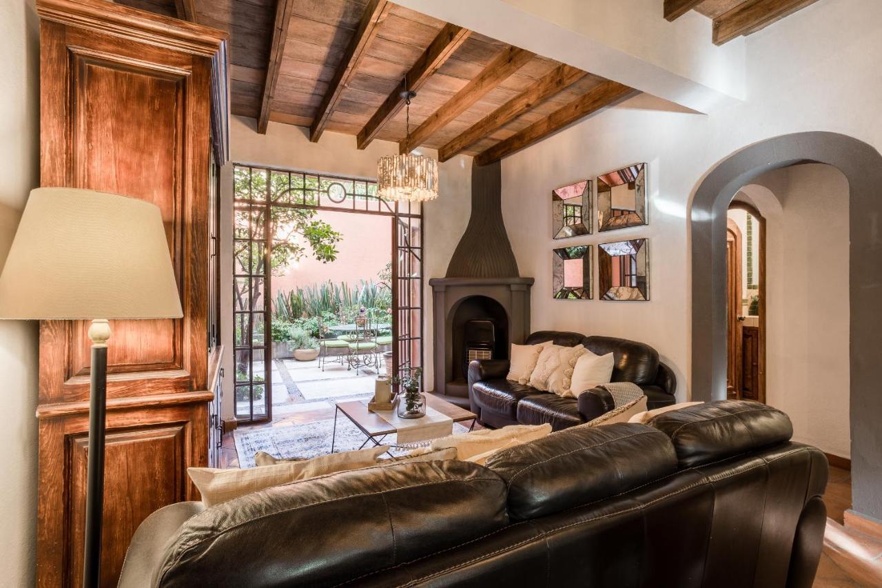 3Br Garden Home With Rooftop & Garage In Centro San Miguel De Allende Exterior photo